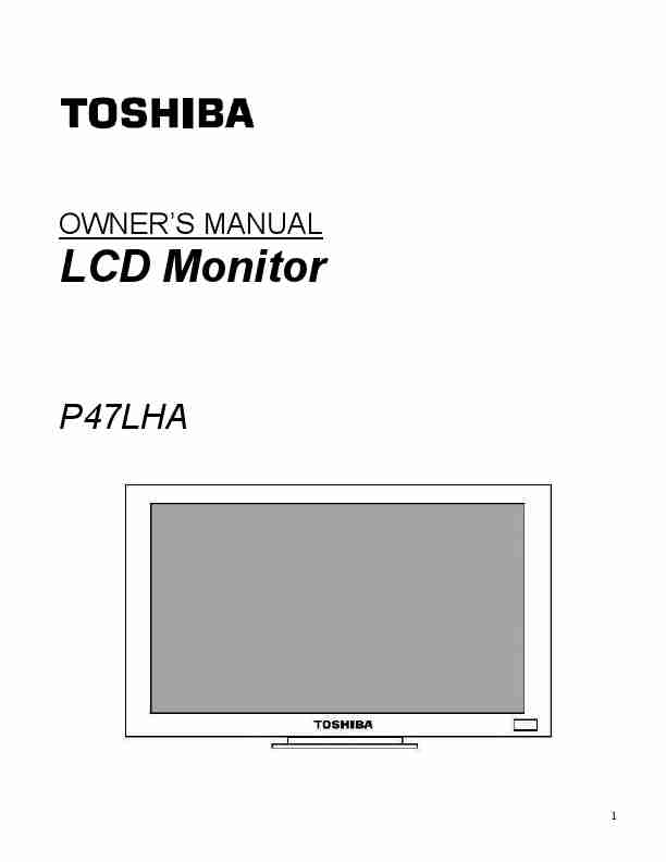 Toshiba Flat Panel Television P47LHA-page_pdf